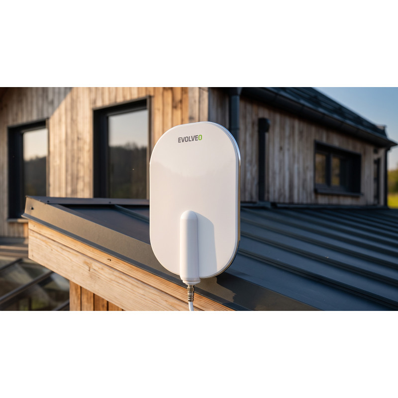 EVOLVEO HDO 2, aktívna vonkajšia DVB-T2 anténa, filter LTE/4G/5G