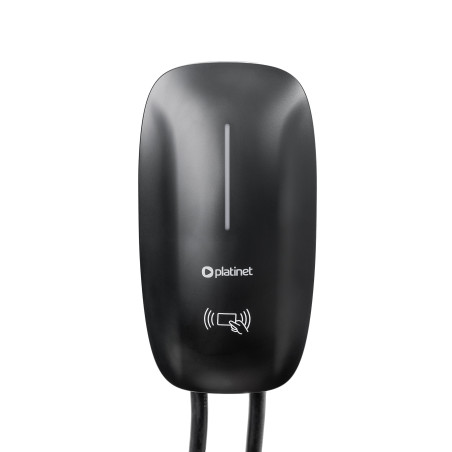 FELLOWES - Platinet Wallbox PWB11S 11kW (16A), Type 2, Wi-Fi / Bluetooth, 7m kábel, čierna