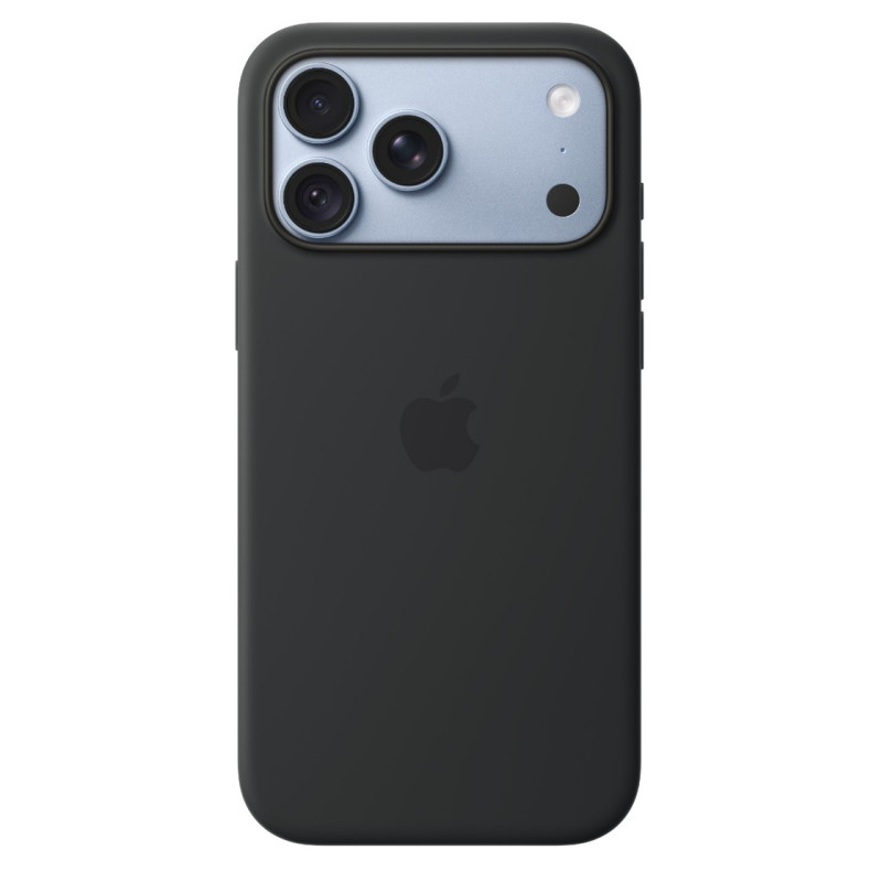 APPLE - iPhone 18 Pre Max Silicone Case with MS - Black