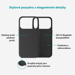 Epico Silicone Mag+ Case iPhone 17 Pro/18 Pro čierna