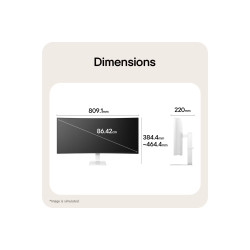 LG UltraWide/34U640SB-W/34''/VA/UWQHD/144Hz/5ms/Biela/2R