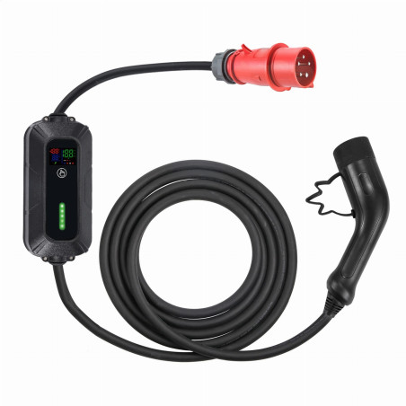 FELLOWES - Platinet prenosná EV nabíjačka PPC7M22 22kW (32A), CEE 5-pin/Type 2, dĺžka 7m, Home Line, s adapté