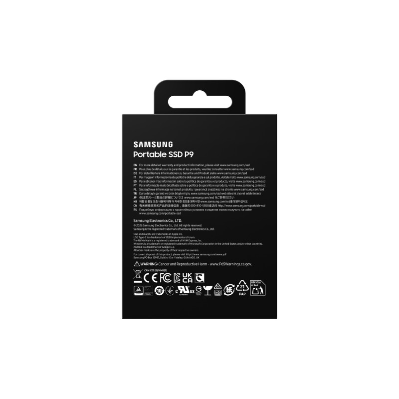 Samsung P9 2TB čierna