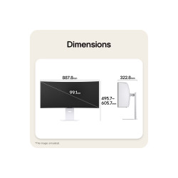 LG UltraGear/39GX90SB-W/39''/OLED/UWQHD/240Hz/0,03ms/Biela/2R