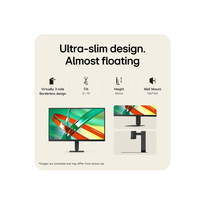 LG UltraWide/27U710B-B/27''/IPS/4K UHD/60Hz/5ms/Čierna/2R