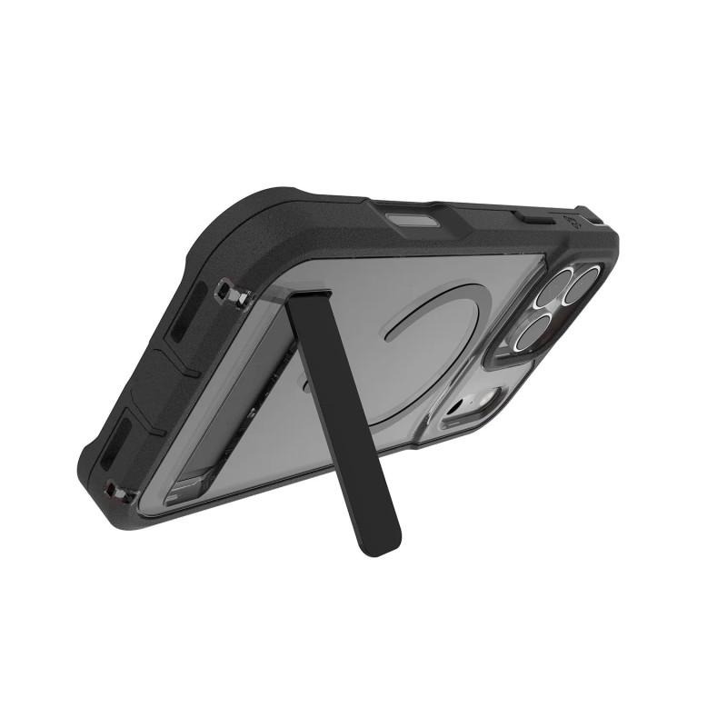 ZAGG - Case Rainier Snap Kickstand Apple iPhone 18 Pro / 17 Pro - Smoke Black