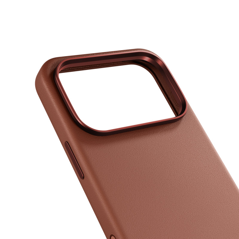 Epico Leather Mag+ Case iPhone 17 Pro Max/18 Pro Max hnedá