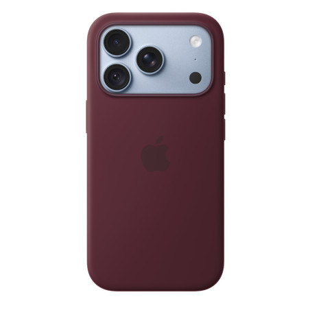 APPLE - iPhone 18 Pre Silicone Case with MS - Burgundy