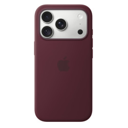 APPLE - iPhone 18 Pre Silicone Case with MS - Burgundy