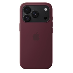 APPLE - iPhone 18 Pre Silicone Case with MS - Burgundy