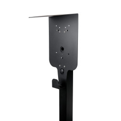 FELLOWES - Platinet univerzálny stojan so strieškou PEVSTANDUNI pre Wallboxy, pozink, držiak kábla, 130cm, čierna