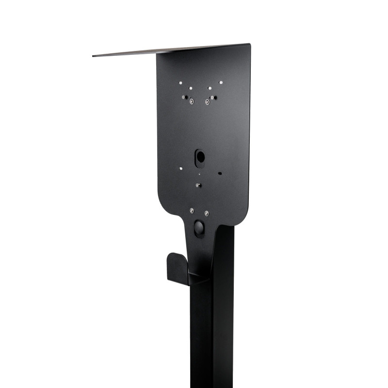 FELLOWES - Platinet univerzálny stojan so strieškou PEVSTANDUNI pre Wallboxy, pozink, držiak kábla, 130cm, čierna