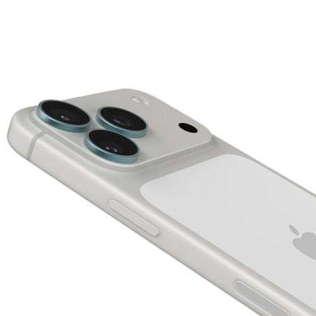 Glass Elite Anti-Reflective Camera Rings pre Apple iPhone 18 Pro Max / 18 Pro - Blue