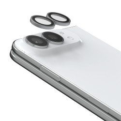 Glass Elite Anti-Reflective Camera Rings pre Apple iPhone Duo - Silver