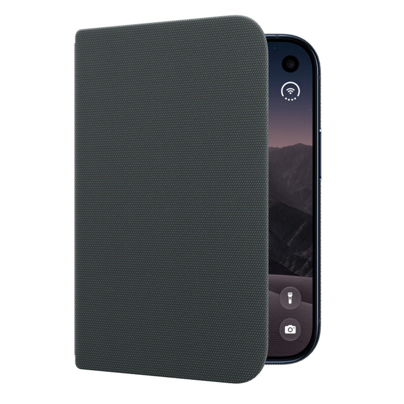 APPLE - iPhone Duo Folio with Kickstand - Navy Blue