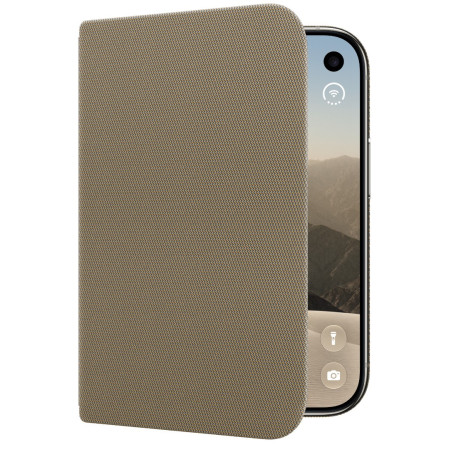 APPLE - iPhone Duo Folio with Kickstand - Taupe