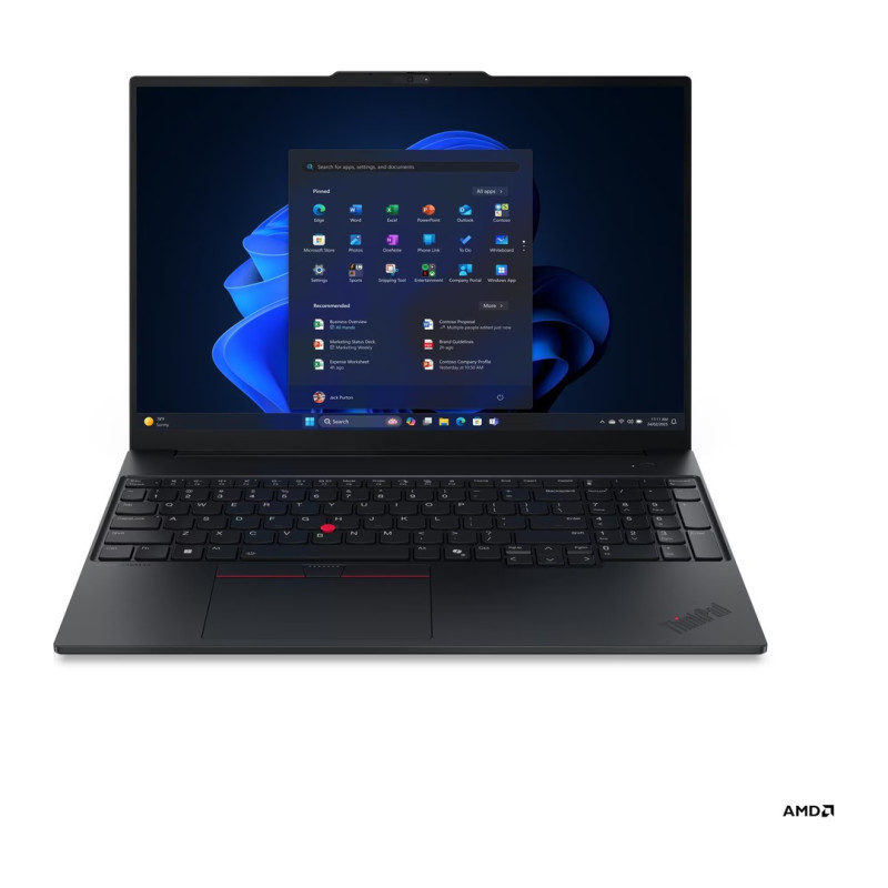 Lenovo ThinkPad E/E16 G3 AMD/R5-220/16''/WUXGA/16GB/512GB/AMD int/W11P/Black/3R On-Site