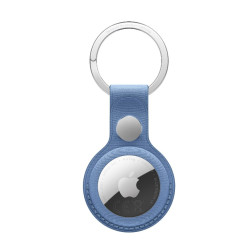 AirTag FineWoven Key Ring - Wildflower Blue