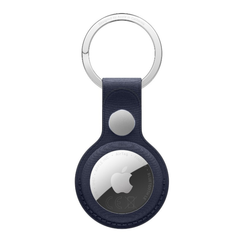AirTag FineWoven Key Ring - Navy