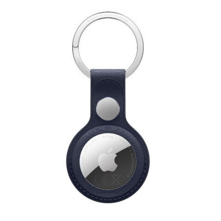 AirTag FineWoven Key Ring - Navy