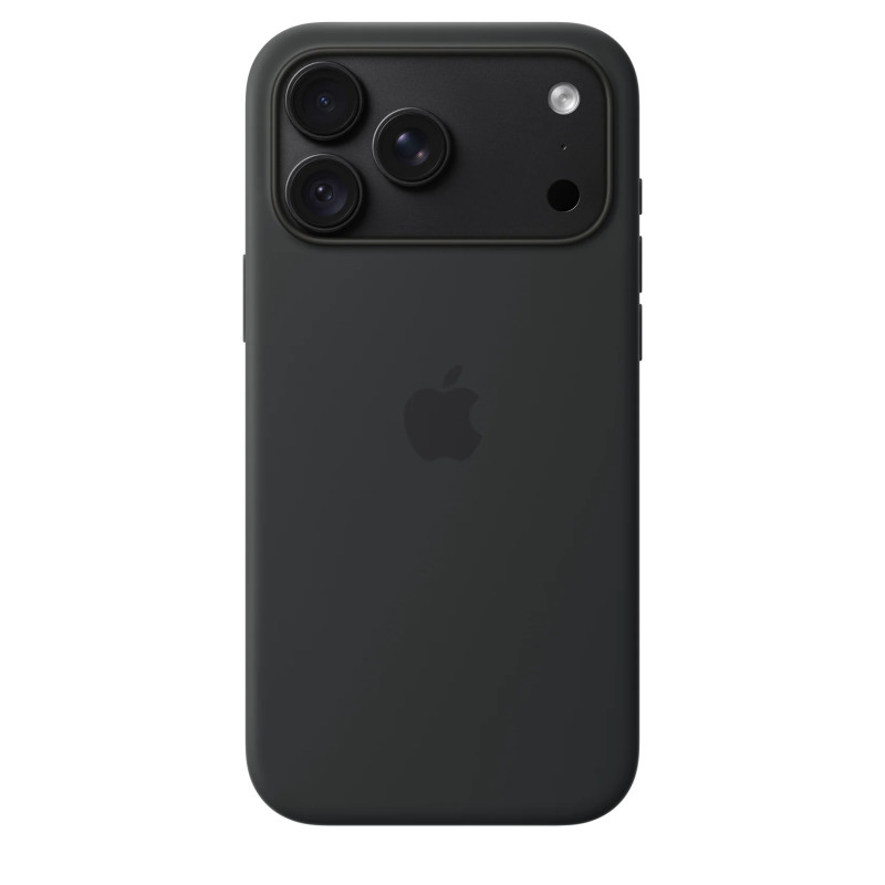 iPhone 18 Pre Max Silicone Case w MS - Black / SK
