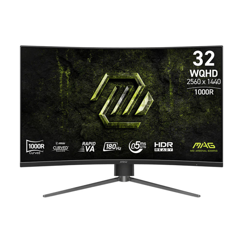 MSI MAG 325CQPF E18 31.5''/WQHD/VA/180hz/1000R/1ms