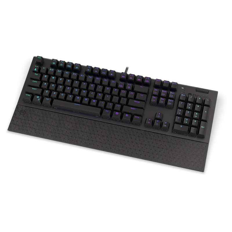Endorfy Omnis Blue/Drôtové USB-A/US layout/Čierna