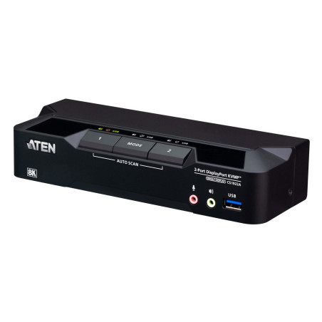 ATEN 2-Port USB 3.0 8K DisplayPort KVMP™ Switch