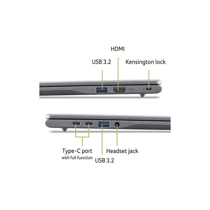 Acer CB516-1HT 16/C3-100U/8G/256GB/Chrome/noA