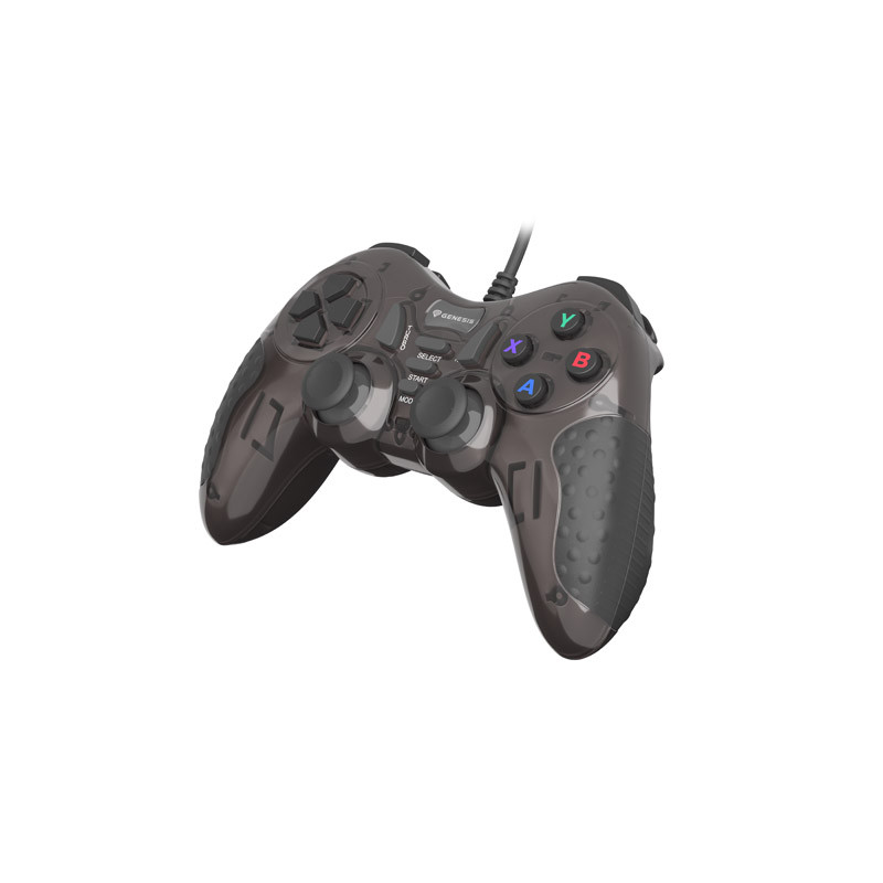 Drôtový gamepad Genesis MANGAN 200, pre PC, vibrácie, čierny