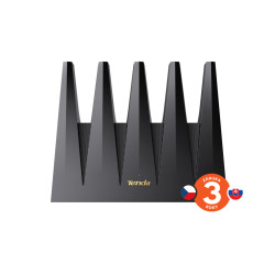 Tenda BE12 Pre BE7200 WiFi 7 Mesh Router, 2x 2.5G WAN/LAN, 3x 1G WAN/LAN, 7141 Mb/s, NFC, VPN
