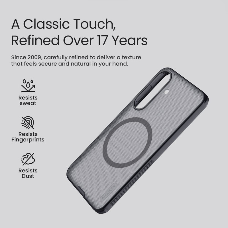 Nillkin Super Frosted PRE Magnetic Zadný Kryt pre Samsung Galaxy S26 FE Black