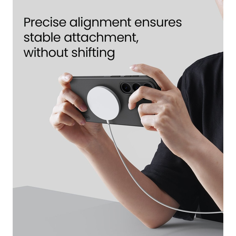 Nillkin Super Frosted PRE Magnetic Zadný Kryt pre Samsung Galaxy S26 FE Black