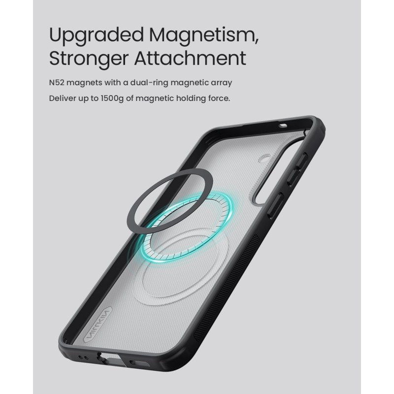 Nillkin Super Frosted PRE Magnetic Zadný Kryt pre Samsung Galaxy S26 FE Black