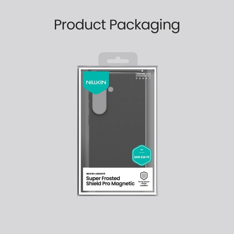 Nillkin Super Frosted PRE Magnetic Zadný Kryt pre Samsung Galaxy S26 FE Black
