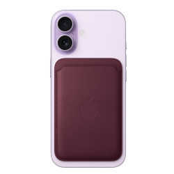 APPLE - iPhone FineWoven Wallet with MS - Burgundy
