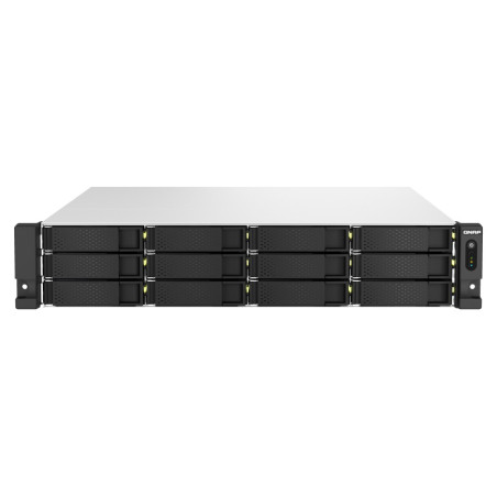 QNAP TS-h1887XU-RP-E2334-16G (Xeon 4,8GHz, ZFS, 16GB ECC RAM, 12x 3,5'' + 6x2,5'', 2x 2,5GbE, 2x10GbE)