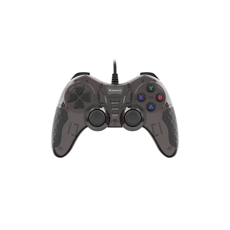 Drôtový gamepad Genesis MANGAN 200, pre PC, vibrácie, čierny