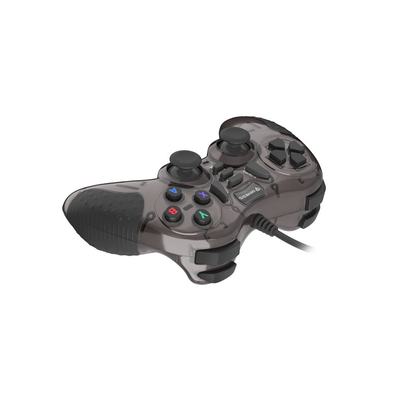 Drôtový gamepad Genesis MANGAN 200, pre PC, vibrácie, čierny