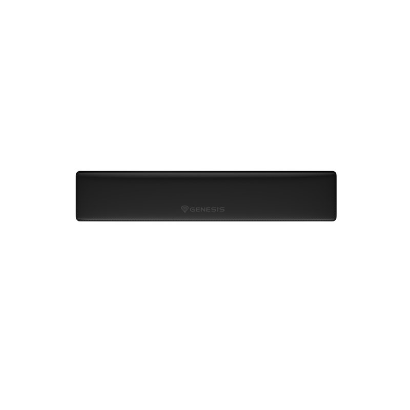 Ergonomická opierka zápästia ku klávesnici Genesis RUBID 600, 440x88mm, Čierna