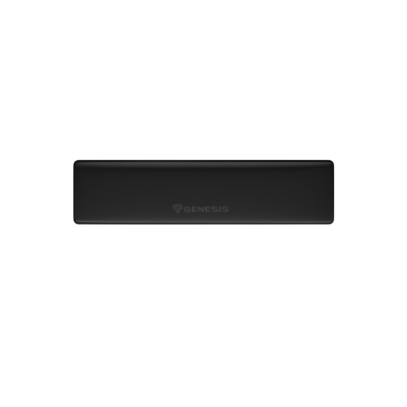 Ergonomická opierka zápästia ku klávesnici Genesis RUBID 600 TKL, 355x88mm, Čierna