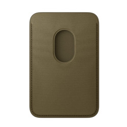 APPLE - iPhone FineWoven Wallet with MS - Dark Olive
