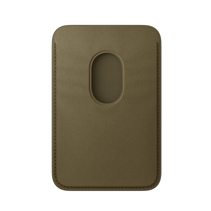 APPLE - iPhone FineWoven Wallet with MS - Dark Olive