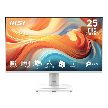 MSI PRE MP251W E14A 24.5''/FHD/IPS/144Hz biely