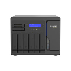 QNAP TS-h886-D1602-8G (Xeon 3,2GHz, ZFS, 8GB ECC RAM, 6x3,5''+2x 2,5'', 2xPCIe, 4x 2,5GbE, 2xM.2 NVMe)