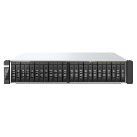 QNAP TDS-h2489FU-4314-1TB (2x Xeon, 1TB ECC RAM, 24x 2,5'' SATA, 2x M.2 NVMe, 4x 2,5GbE, 2x 25GbE)