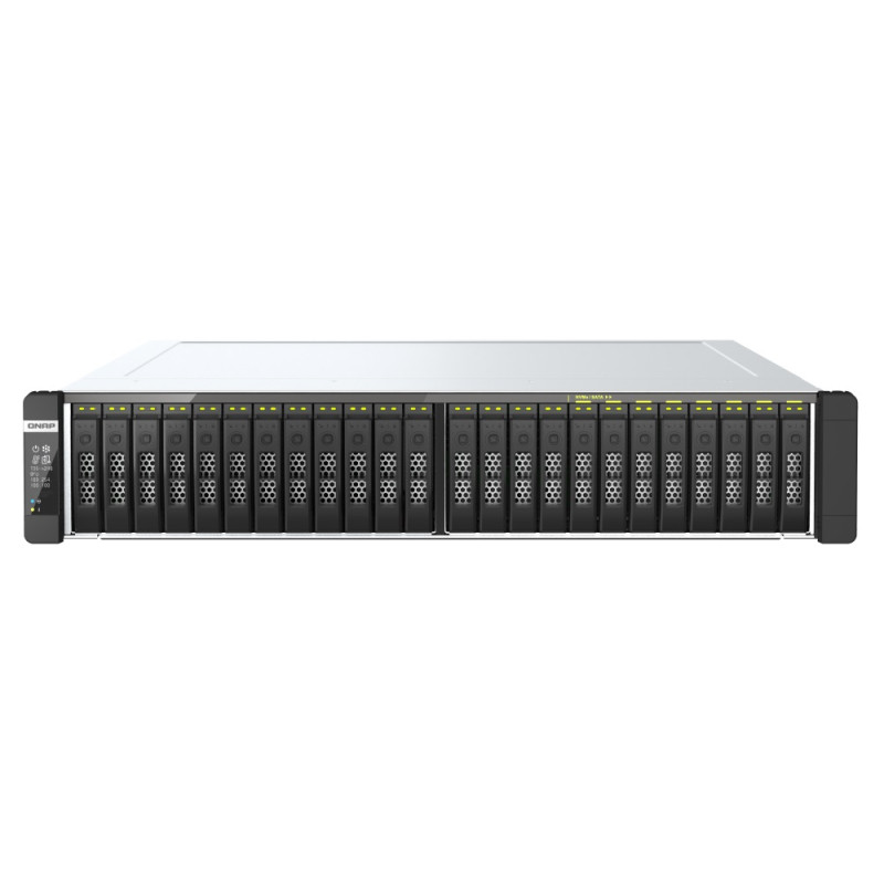 QNAP TDS-h2489FU-4314-512G (2x Xeon, 512GB ECC RAM, 24x 2,5'' SATA, 2x M.2 NVMe, 4x 2,5GbE, 2x 25GbE)