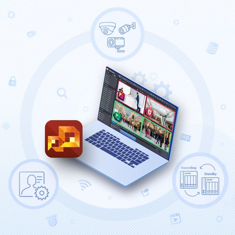 QNAP LS-QVRCENTER-1S-1Y-GP - For adding 1 manažérsky server do QVR centra pre 1 rok,Physical Package