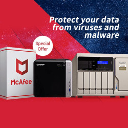 QNAP LS-MCAFEE-5Y - McAfee antivírus 5 rokov license, Physical Package