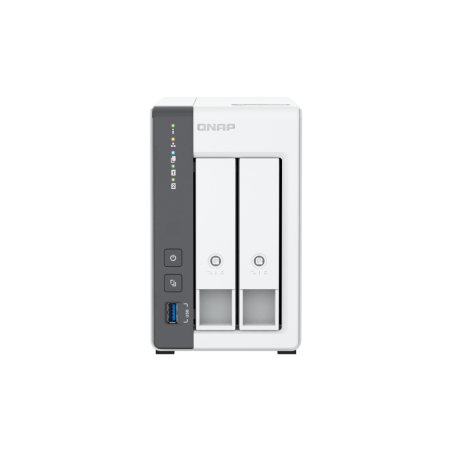 QNAP TS-216G (4core 2,0 GHz + NPU, 4 GB RAM, 2x SATA, 1x GbE, 1x 2,5 GbE, 2x USB 2.0, 1x USB 3.2)